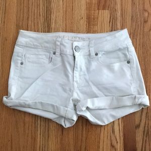 American Eagle White Shorts